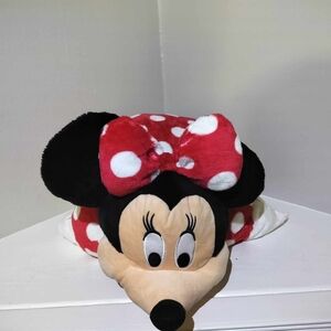 Disney Minnie Mouse Stuffed Animal Red and Black